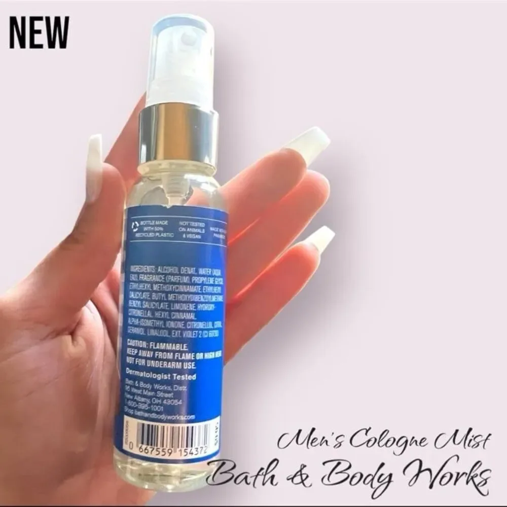 New Bath & Body BBW Works Gingham Unstoppable Cologne Mist 1.7fl oz - Picture 3 of 6